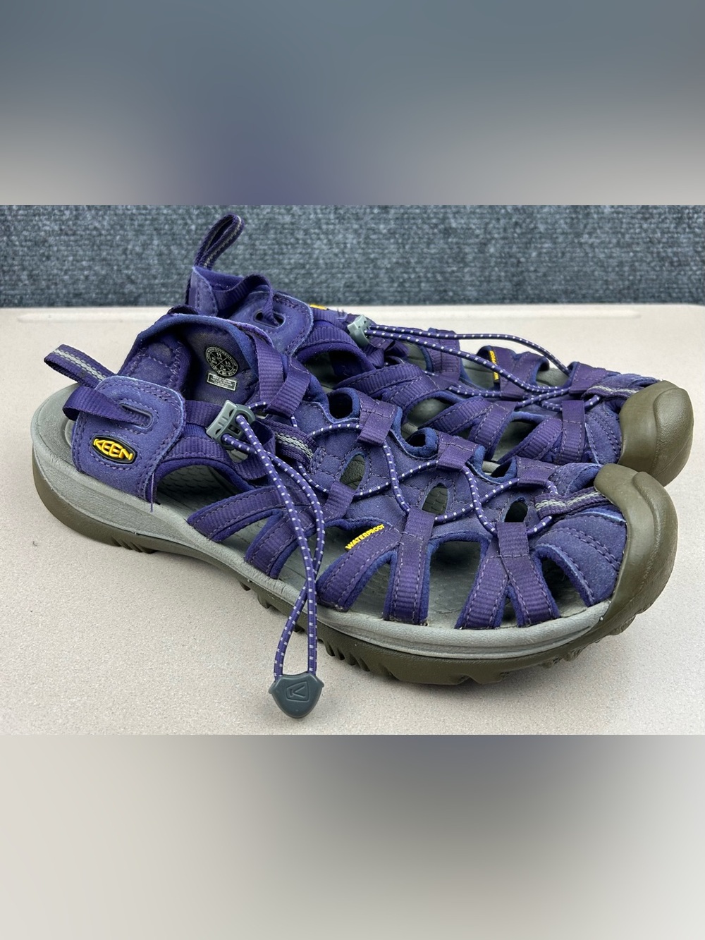 Keen Whisper Sandals Womens 11 Purple Waterproof Hiking Outdoors